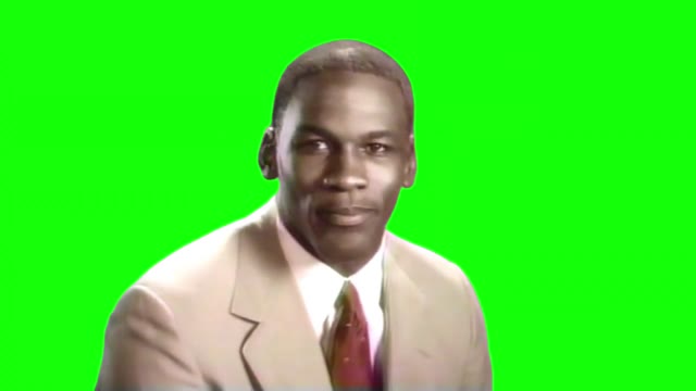 Michael Jordan Stop it green screen