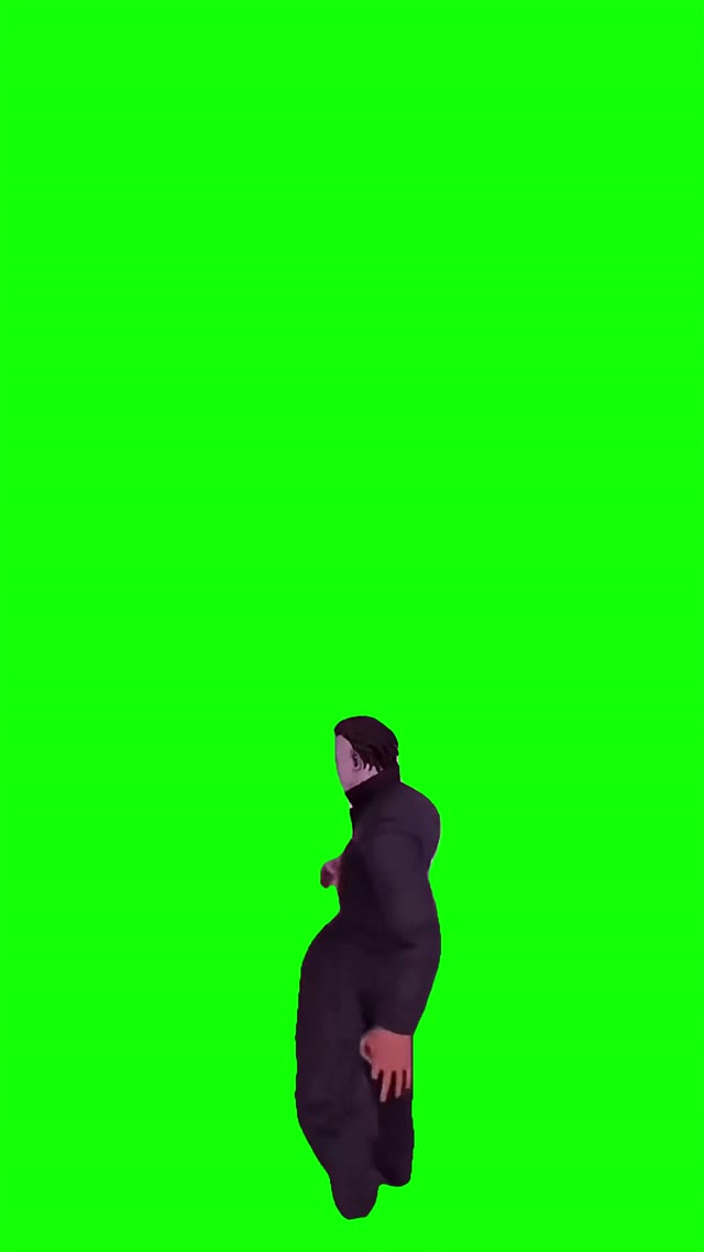 Michael Meyers VR Dance 4k green screen