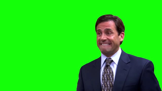 Michael Scott Stress green screen