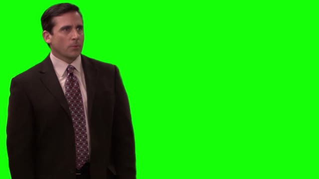Michael Scott well well well how the turn tables green screen