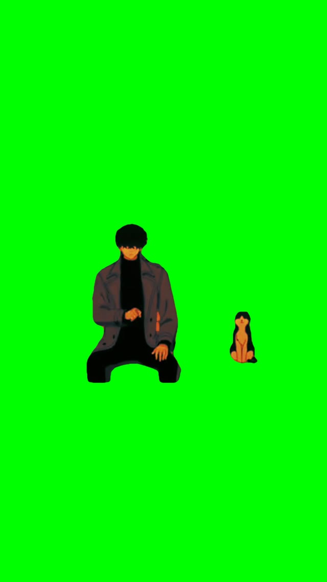 Mieow mieow green screen