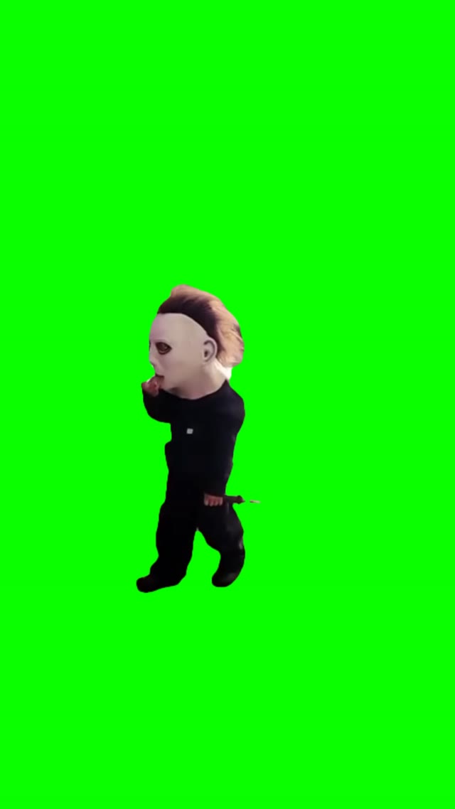 Mini myers green screen