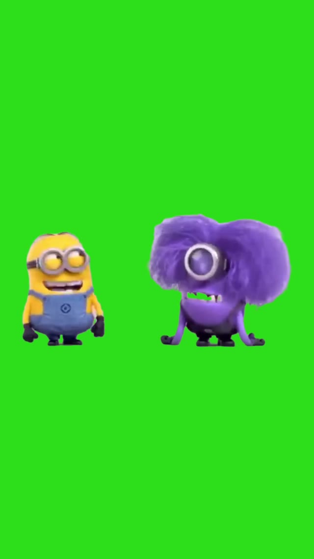 Minion laughing lol funny laughing green screen