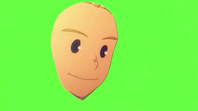 Mirio togata trough wall green screen