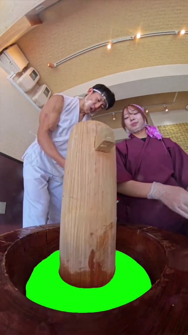 Mochi Pound V2 green screen