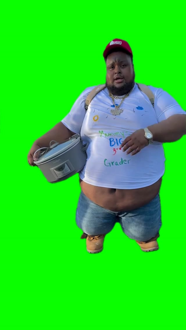 Mommys big 3rd grader green screen