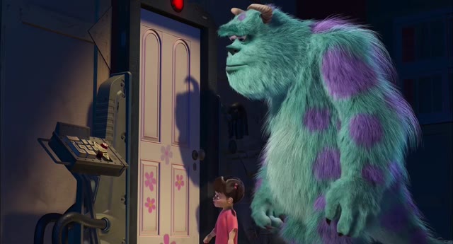 Monsters Inc Goodbye Boo green screen