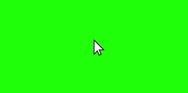 Mouse Click Cursor green screen