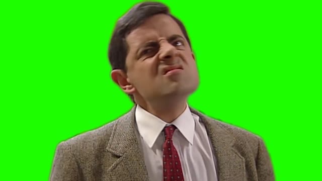 Mr.Bean wtf GreenScreen green screen