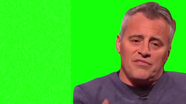 My favorite thing in the world to do is nothing green screen