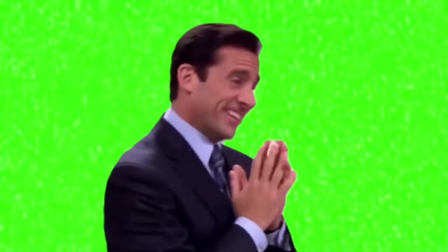 My heart soars The Office green screen