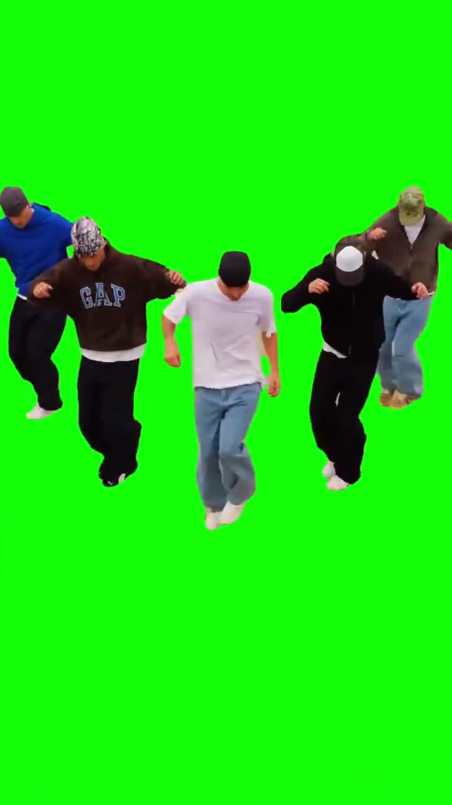 My milkshake dance  green screen