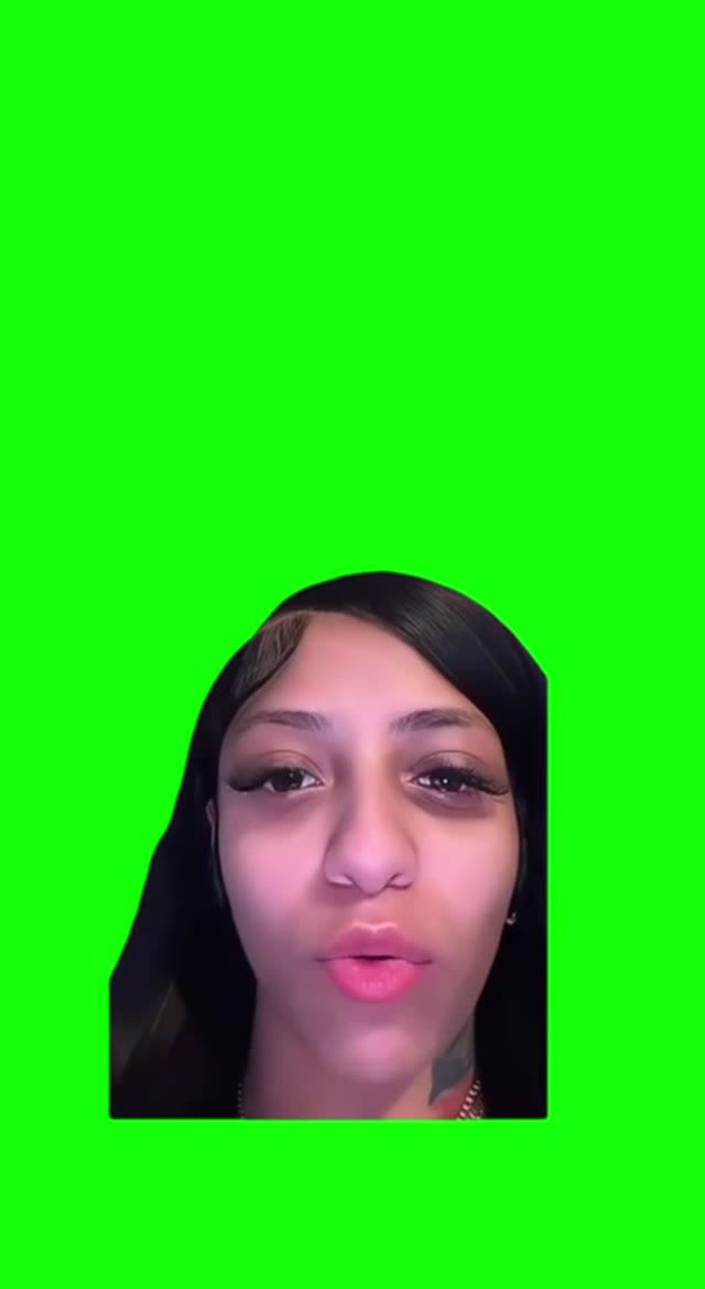 Never called me mem green screen