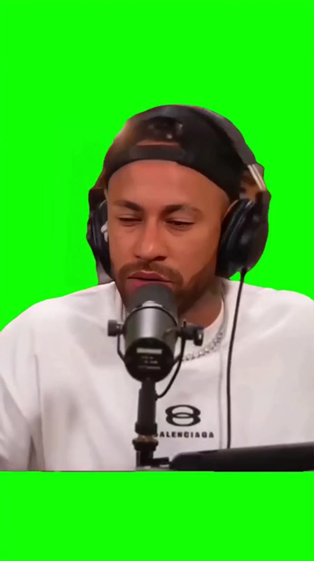 Neymar cantando Tung Tung Sahur Nela green screen