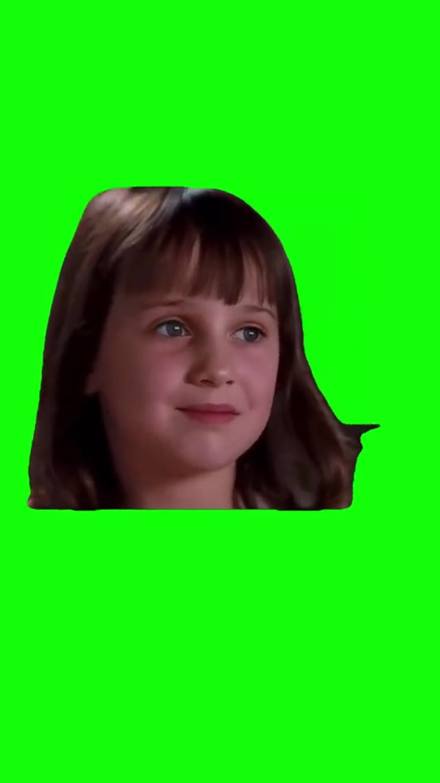 No more miss nice girl green screen