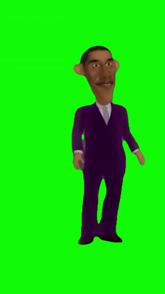 Obama Have Dih  green screen