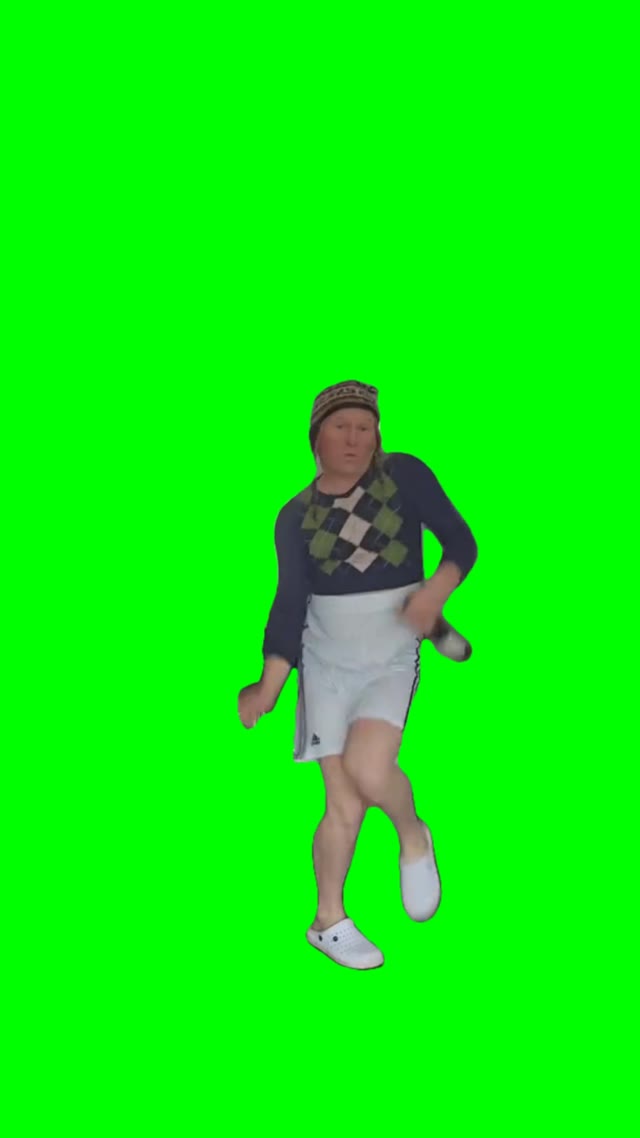 On my way green screen