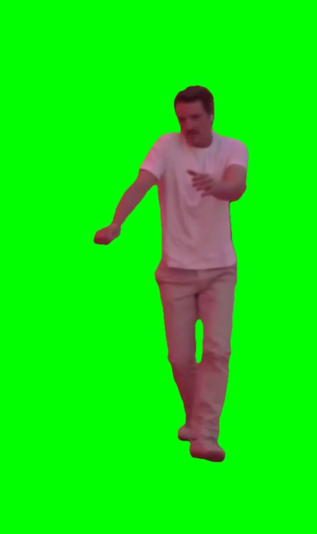 Pedro Dancing green screen