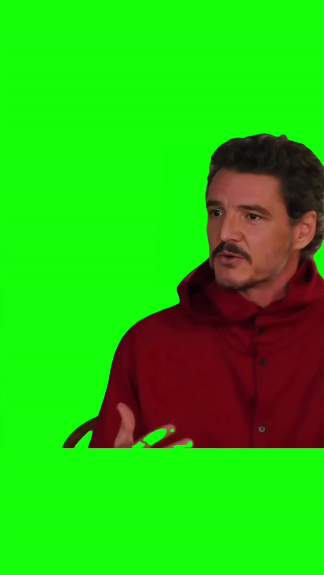 Pedro Pascal I didnt expect everyone to gather around  green screen