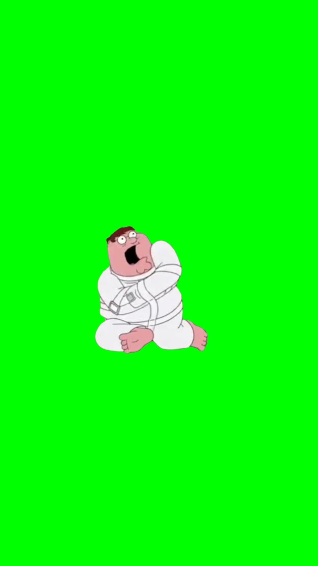 Peter Griffin Freak Out green screen
