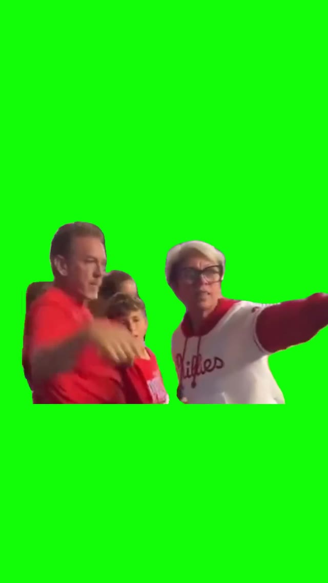 Philly Karen You stole from me green screen
