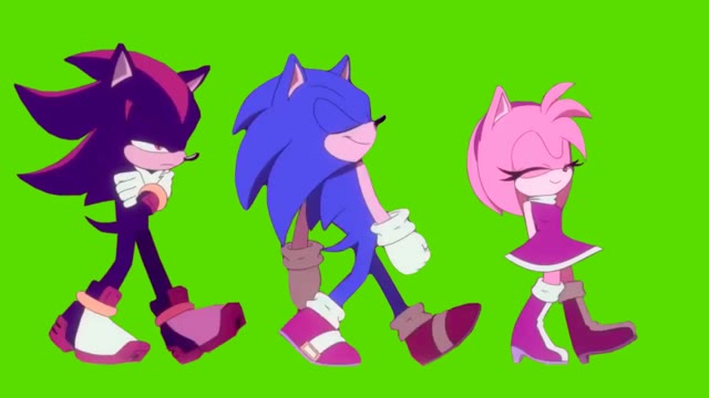 Phonk Walk Sonic green screen