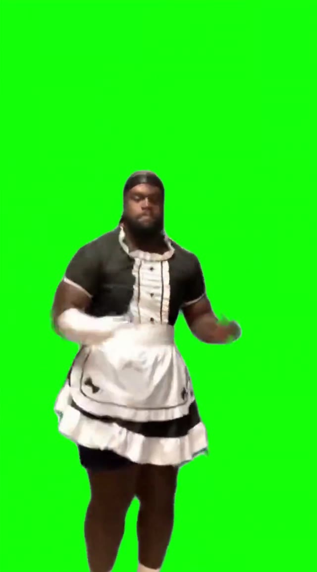 Piano tiles x Macho Maid green screen