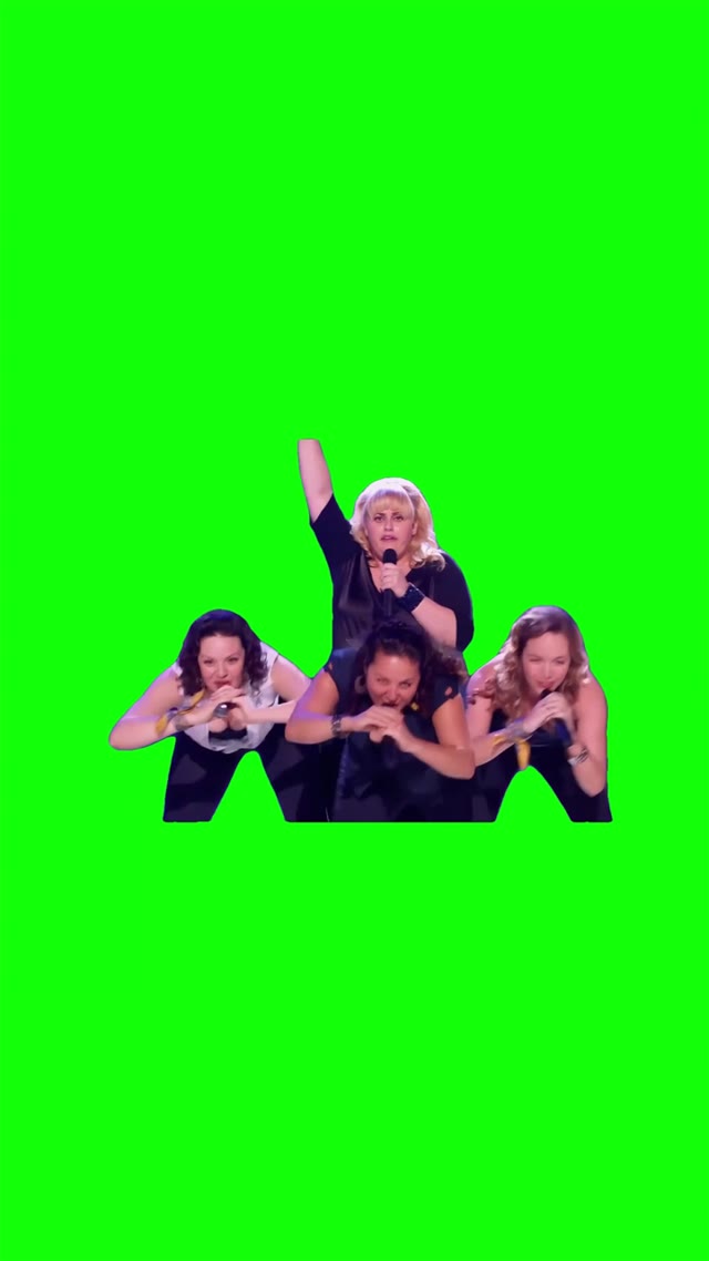 Pitch Perfect Take you home green screen