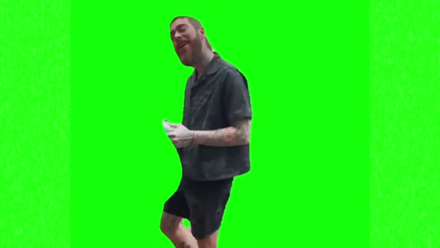 Post Malone Hell yeah green screen