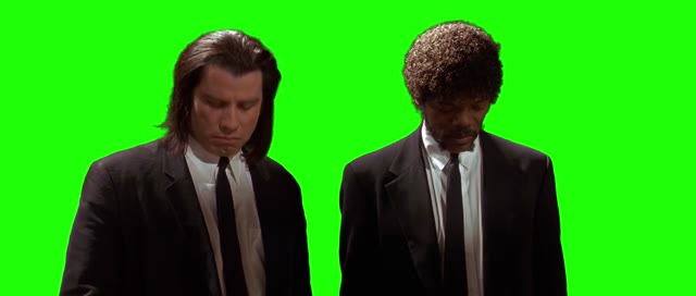 Pulp Fiction green screen
