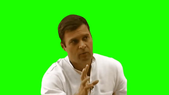 Rahul Gandhi Maza Aaya green screen