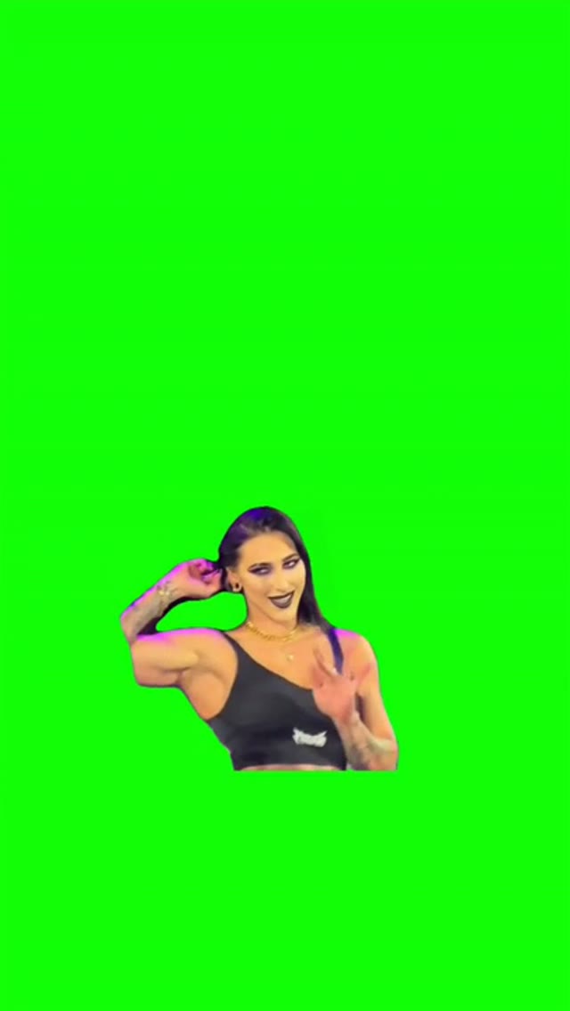 Rhea Ripley Smackdown Entrance green screen