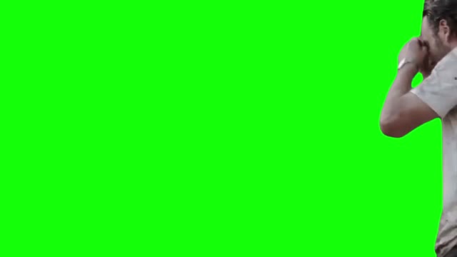 Rick Grimes Oh No green screen