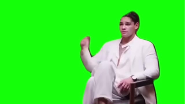 Ryan Garcia tap tap finger dance green screen
