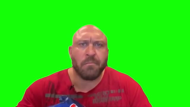 Ryback eating chips green screen