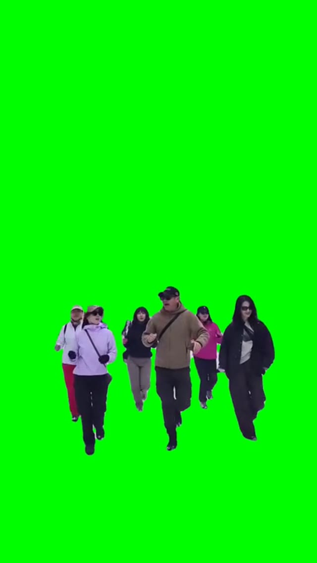 SQUAD DANCING green screen