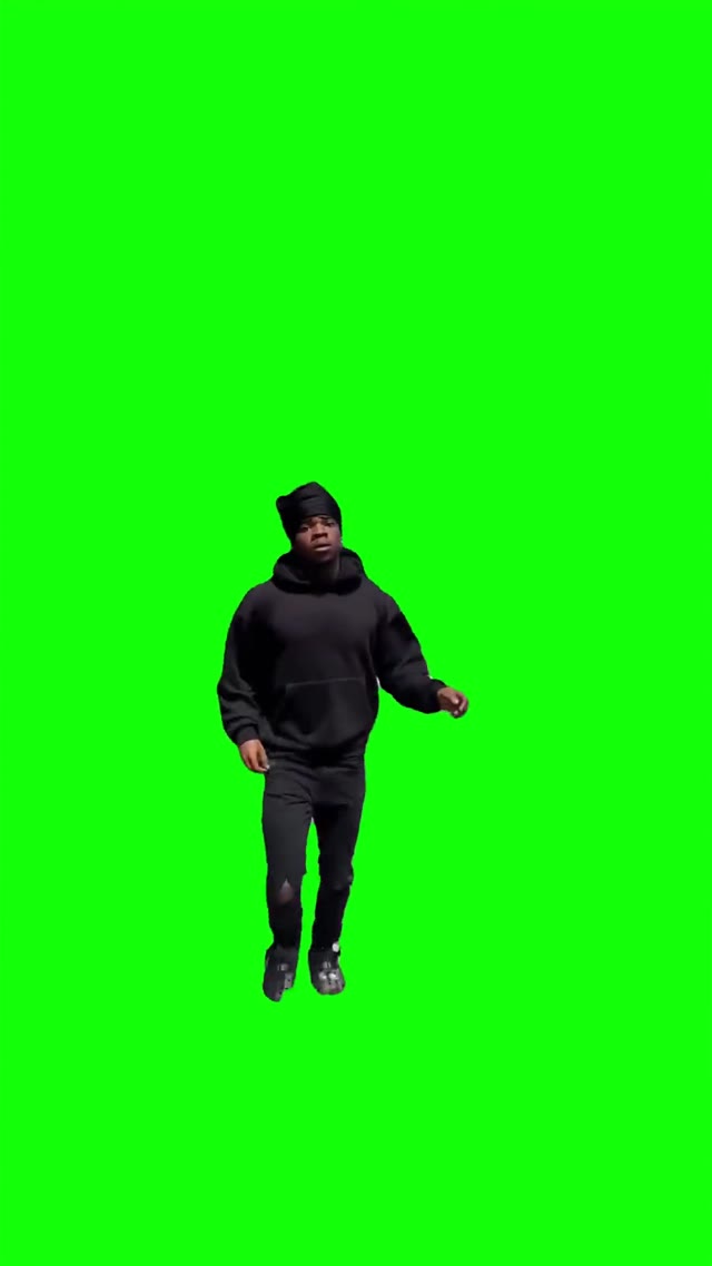 SYBAU Run up green screen