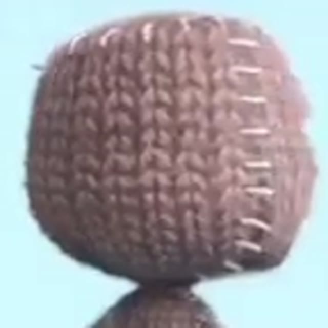 Sack boy green screen