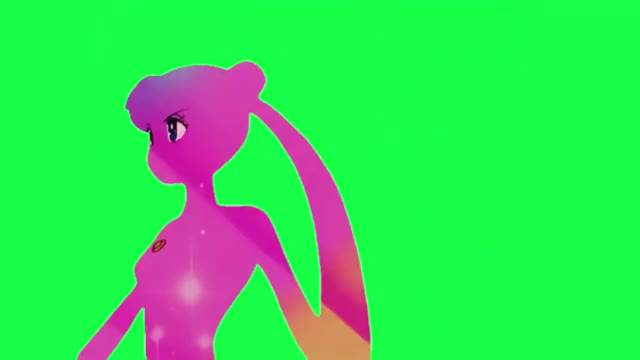 Sailor Moon Anime green screen