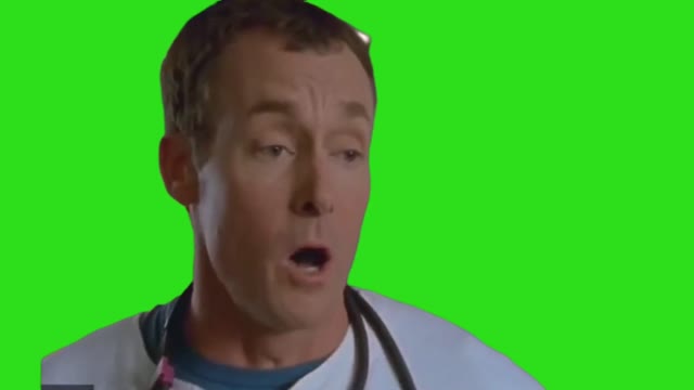Scrubs Wrong Wrong Wrong green screen