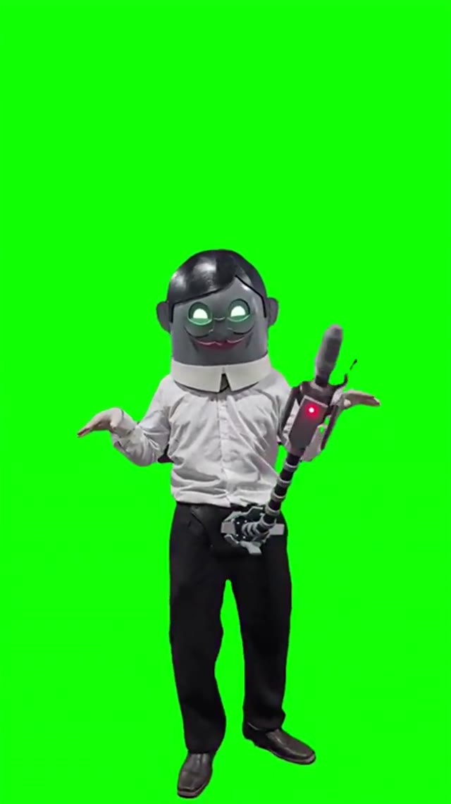 Serpo man green screen