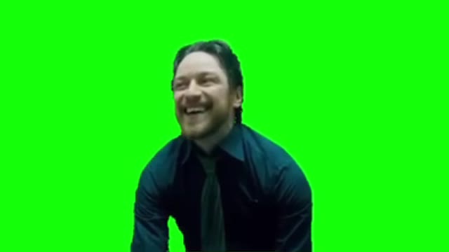 Shea labeouf laughing green screen