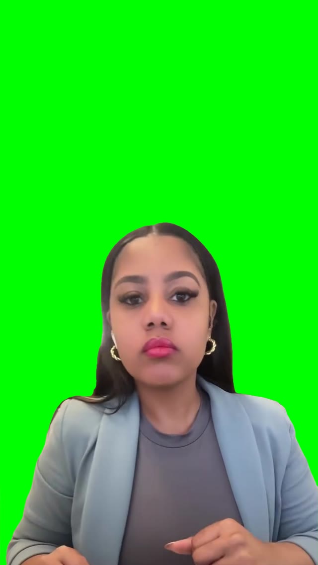 Showing the bird green screen