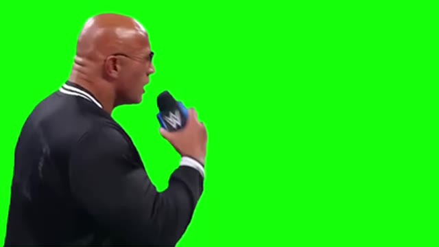 Shut your bitch ass up green screen