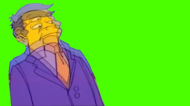 Simpsons Skinner Pathetic Scene green screen