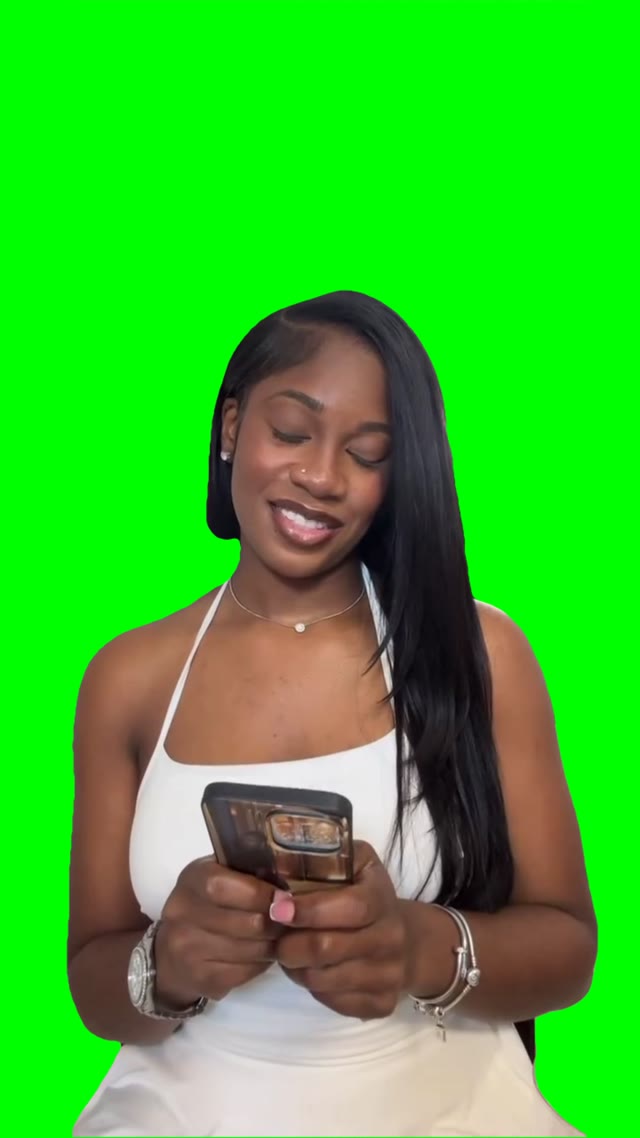 Sips on wine green screen