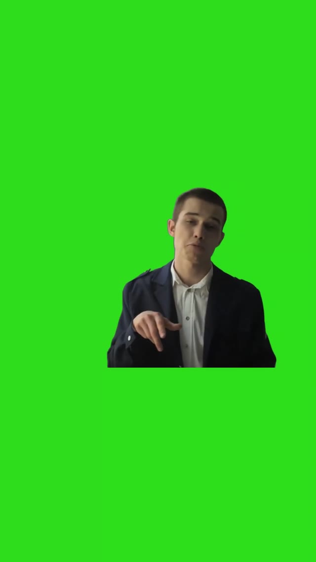 Slovo pacana Ty teper pacan a krugom vragi green screen