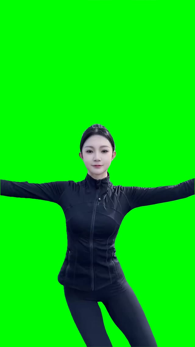 Smooth Dance green screen