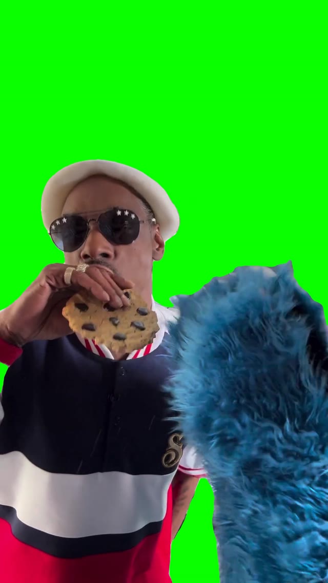 Snoop dogg Cookie Mondter green screen