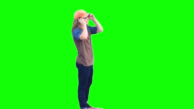 So No Head green screen